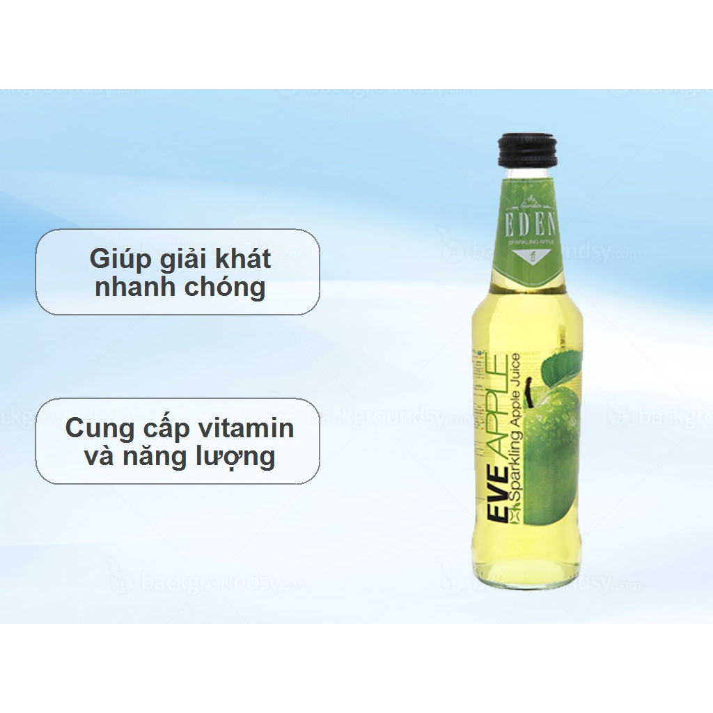 Nước Táo Ép Có Ga The Garden Eden Vietnam Nhập Khầu Thailand
