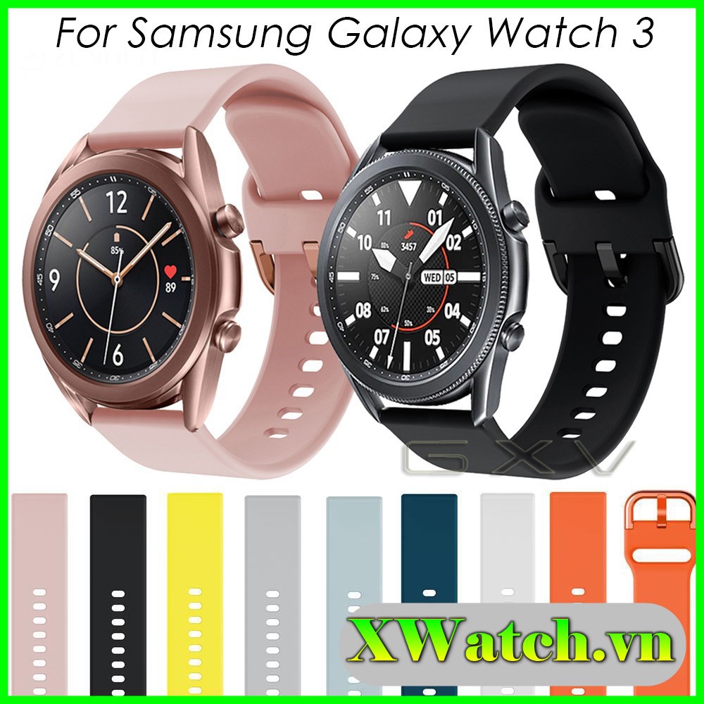 Dây đeo silicon Samsung Galaxy Watch 3 41mm / 45mm 20mm 22mm
