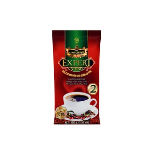 Combo 10 túi cà phê rang xay expert blend 2 tni king coffee - túi 100g