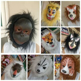 Mặt nạ hình con thú độc lạ chơi trung thu