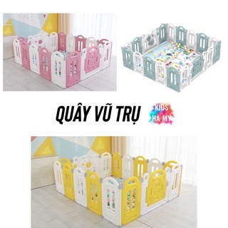 Quây cũi cho bé, Quây cũi nhựa nguyên sinh cao cấp Tặng thảm +100 bóng