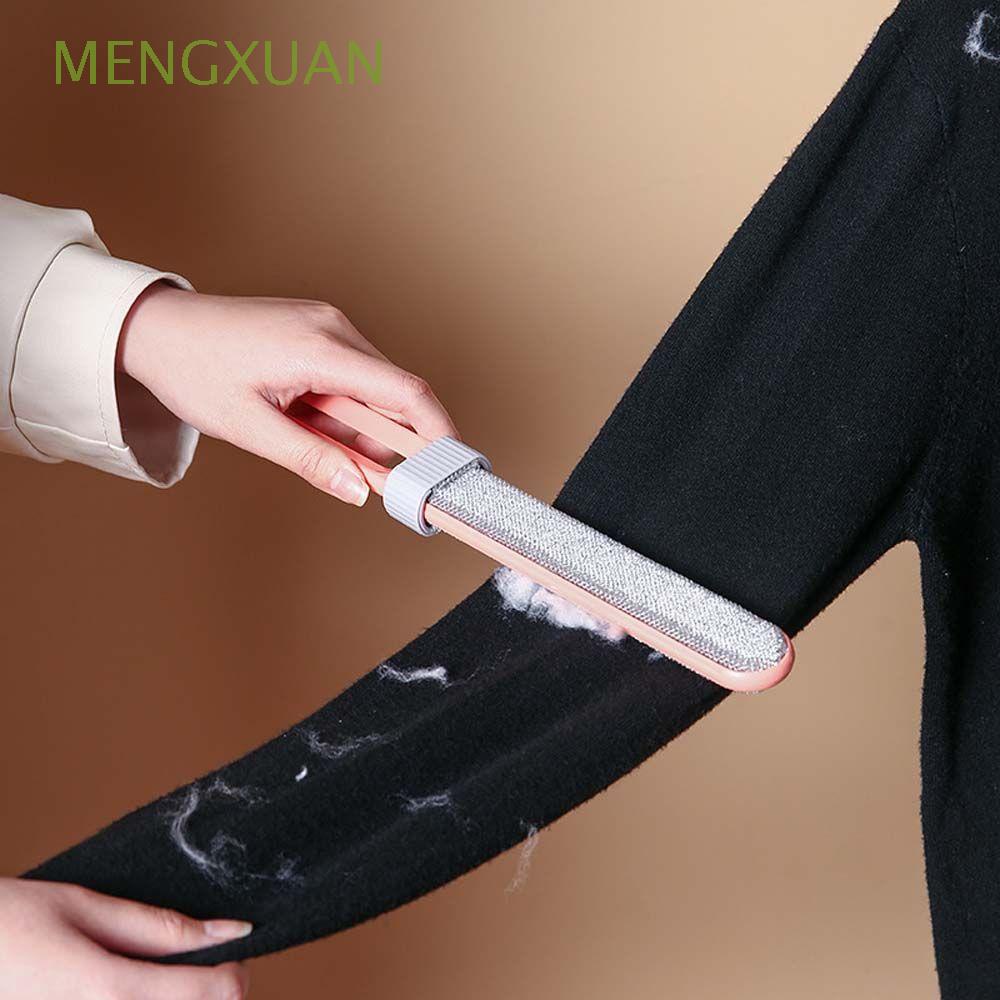Bàn chải lông thú cưng/xơ vải/bụi bẩn cầm tay chống tĩnh điện 2 mặt tái sử dụng được nhiều màu tùy chọn cho gia đình