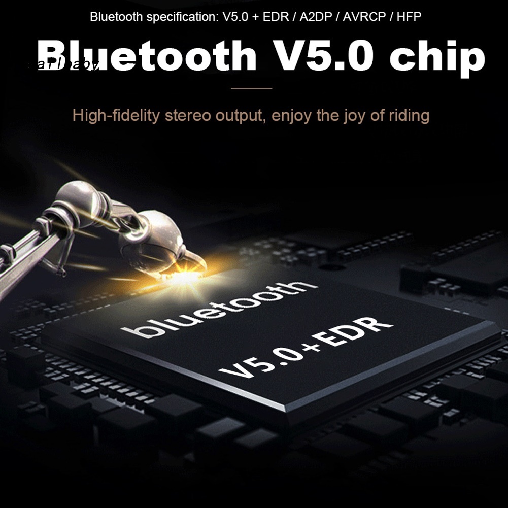 Tai Nghe Bluetooth Không Dây T2 5.0 Gắn Mũ Bảo Hiểm Khi Đi Xe Máy
