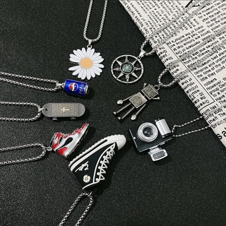 Dây Chuyền Mặt Hình Rìu Bóng Rổ Phong Cách Hip Hop Cá Tính Cho Nam