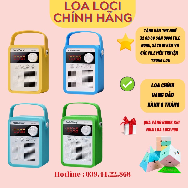 Loa Loci P90 nghe tiếng anh cho bé - Bản nâng cấp của Loa Loci P50