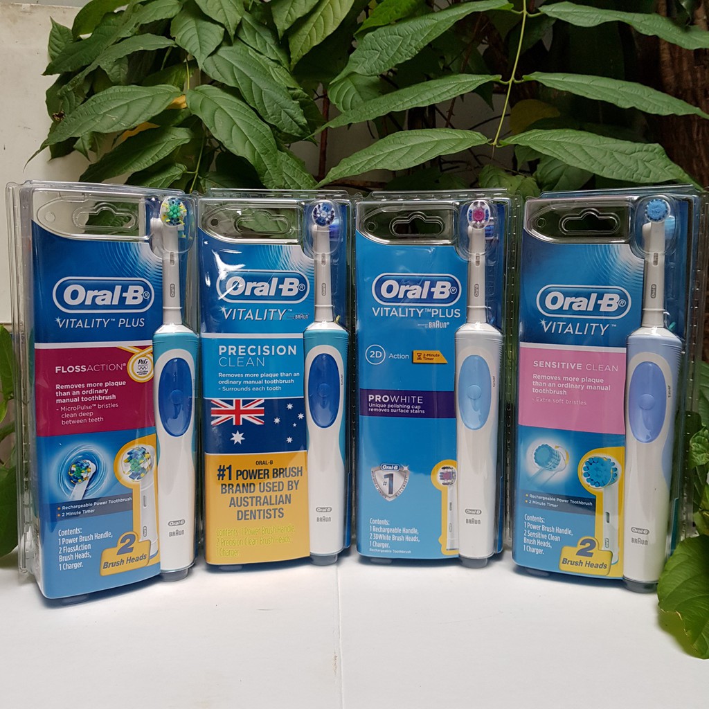 BÀN CHẢI ĐIỆN ORAL B CỦA ÚC CHO NGƯỜI LỚN ( BÉ TỪ 10 TUỔI TRỞ LÊN )