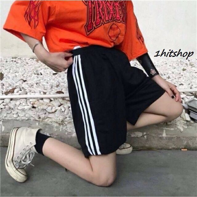 [Mã FAMAYWA giảm 10K đơn 50K] Quần Đùi Short Ba Sọc ( Quần Short Unisex Nữ)