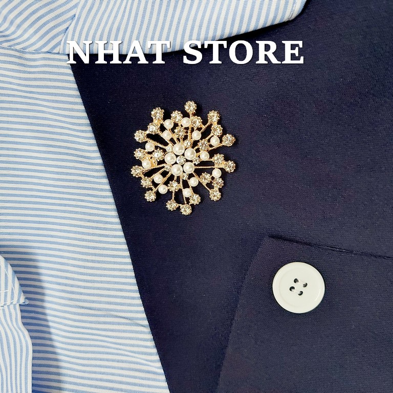 Trâm Cài áo Hình Hoa Phong Cách Hàn Quốc, Ghim Cài Áo Nhat Store Cho Nữ