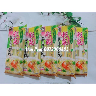 Mỳ somen rau củ ngũ sắc 360g cho bé từ