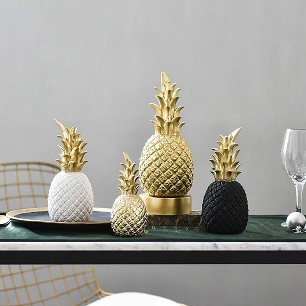 Quả Dứa Bằng Nhựa 3 Màu Để Bàn Trang Trí