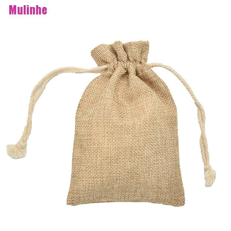 Túi dây rút mini bằng vải bố để đựng cà vạt tiện lợi