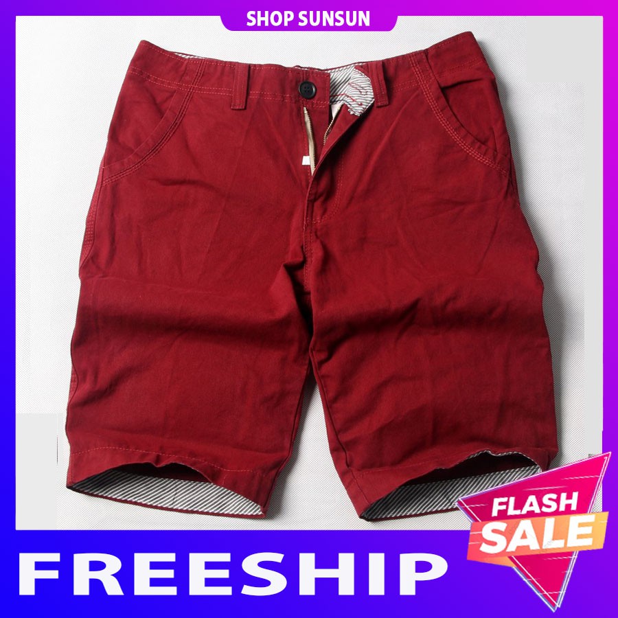 Quần sooc kaki nam ⭐ FREESHIP ⭐ Giảm 20k nhập [SHOPMAN20] quần lửng nam