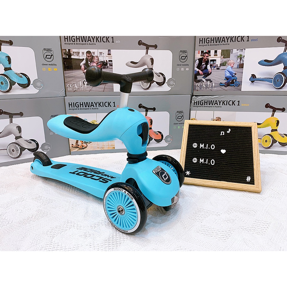 Scoot And Ride Highwaykick 1 - Xe Scooter - Xe chòi chân Scooter Cho Bé từ 1 đến 5 tuổi