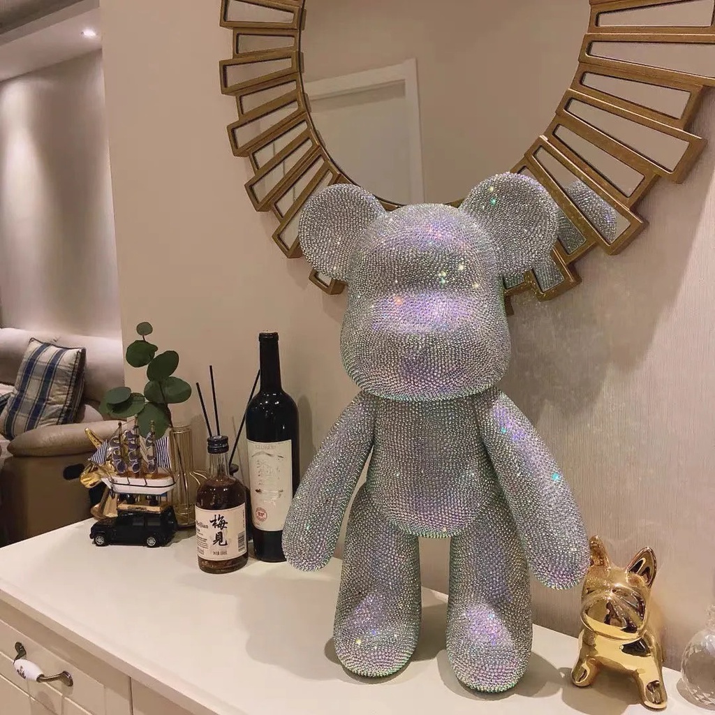 Bộ Dụng Cụ Đính Đá Hình Gấu Bông 23cm Diy