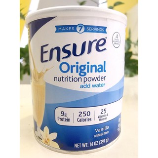 SỮA BỘT ENSURE ORIGINAL NUTRITION POWDER 397G [CHÍNH HÃNG]