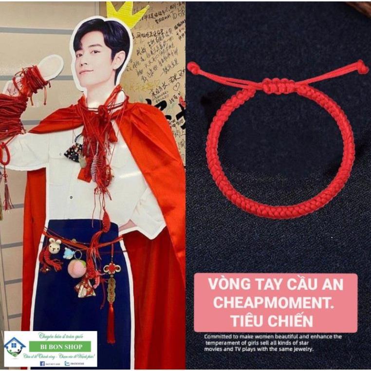 Vòng tay chỉ đỏ Cầu An "Cheap moment" với Tiêu Chiến