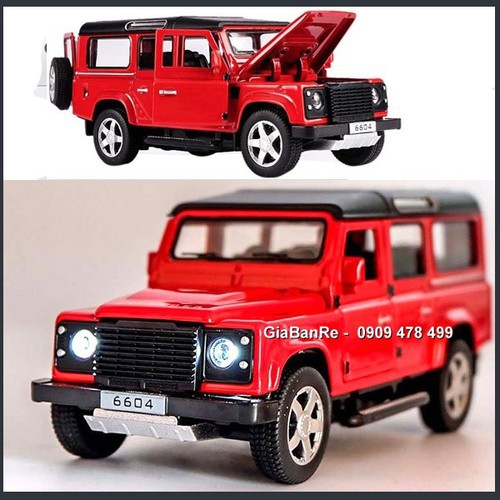 XE MÔ HÌNH KIM LOẠI TỈ LỆ 1:32 - LAND ROVER DEFENDER - 9772