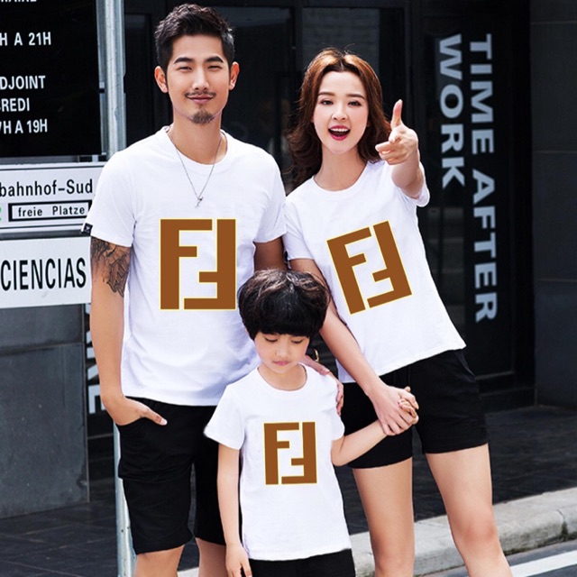 Áo gia đình đẹp thun cotton co giãn 4 chiều đủ màu đủ size 6-100kg (video quay sp bất kỳ tại xưởng)