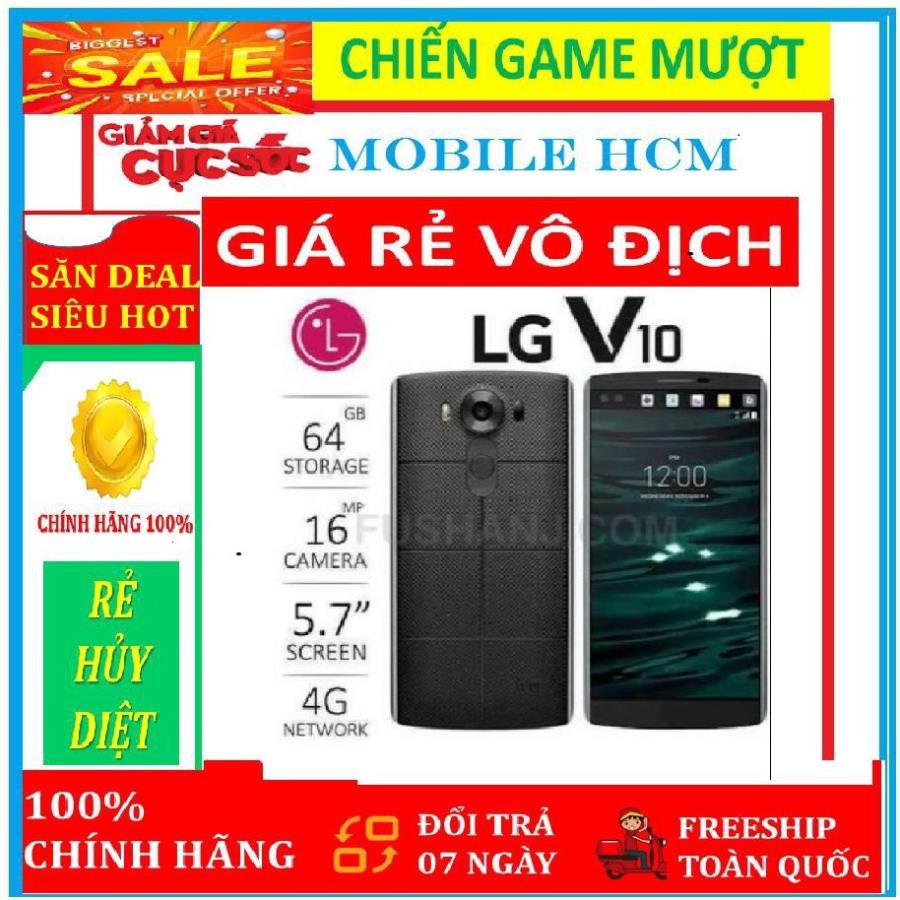 LG V10 ram 4G Bộ Nhớ 64G " Fullbox " CHÍNH HÃNG - CPU Snapdragon 820 4 nhân 64bit, Chiến Game nặng mượt