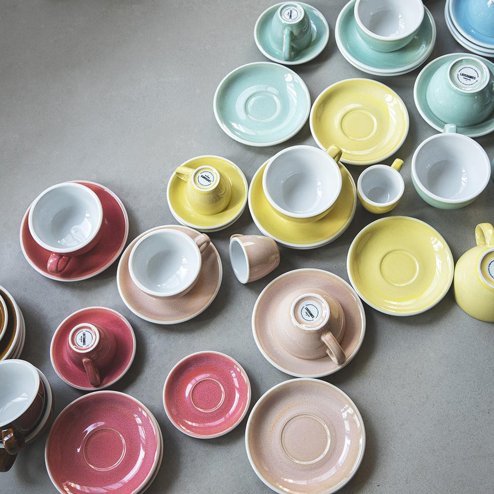 Ly Cà Phê Egg 200ml Cappuccino Cup &amp; Saucer (Màu Potters) - Loveramics