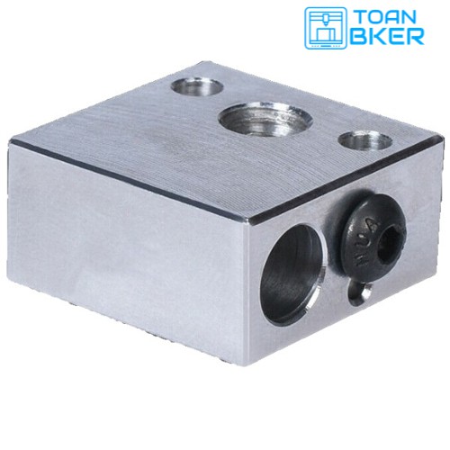 Khối gia nhiệt (heater block) MK8 / E3D V6 / volcano / CR10 (ender, anet) dùng cho máy in 3d