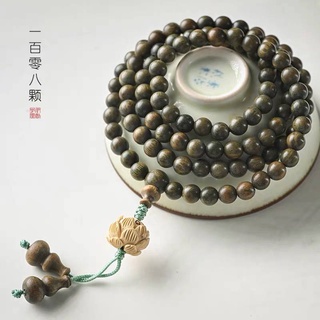 Vòng tay chuỗi 108 hạt gỗ đàn hương 6/8mm cho nam và nữ