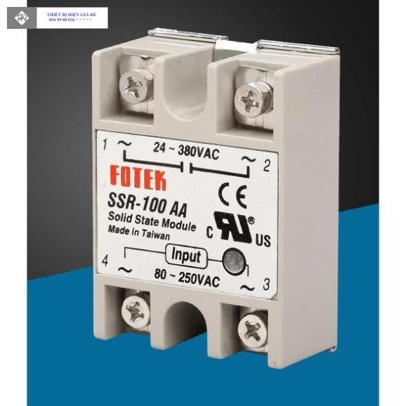 Solid State Module Relay Rơ le bán dẫn Fotek SSR-100 AA-H, SSR-100 VA-H, SSR -100DA-H