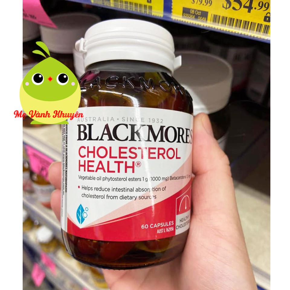 Giảm mỡ máu Blackmores Cholesterol Health, Úc