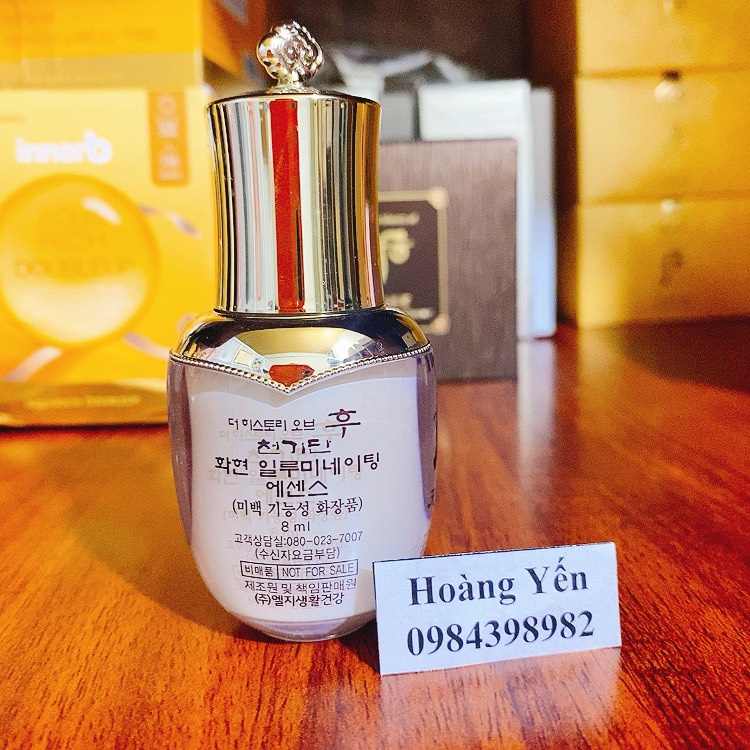 Tinh Chất dưỡng tái sinh da Whoo Illuminating Regenerating Essence 8ml- hàng cty tách set, date 2024