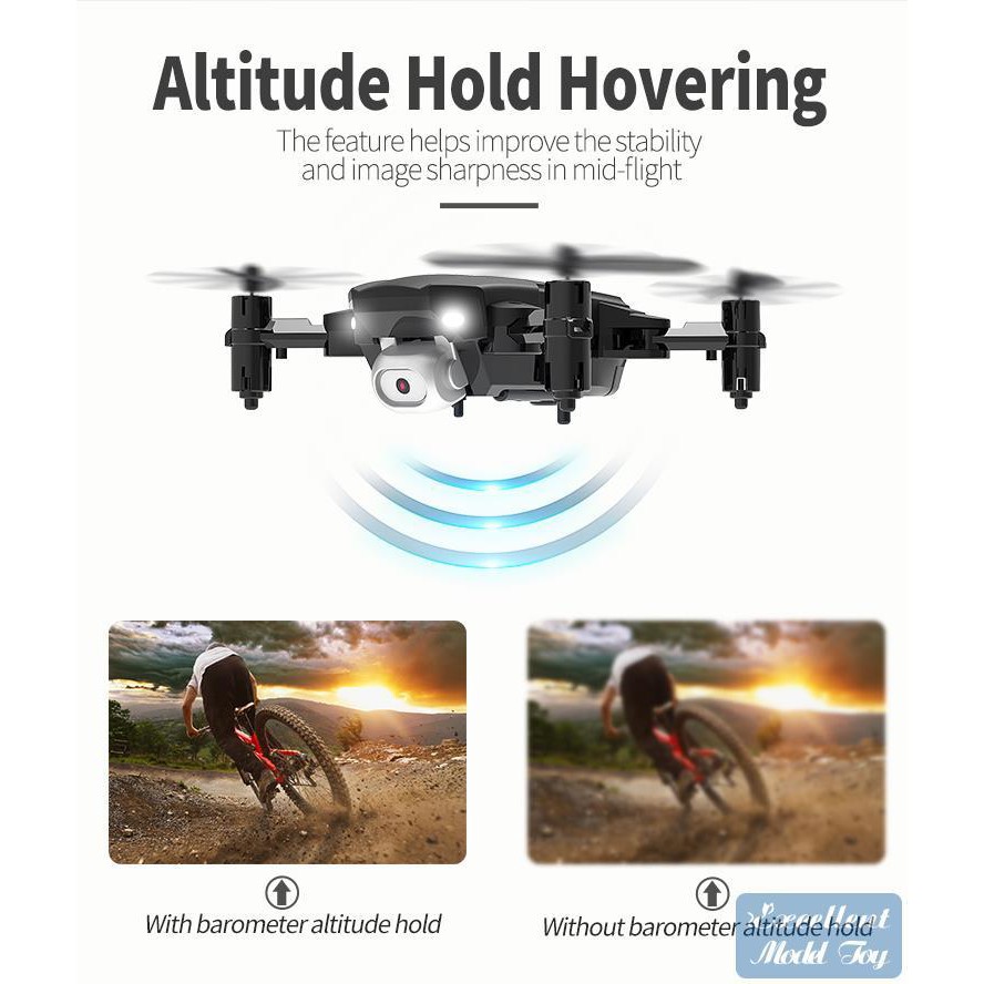 Drone Mini Dual Camera Có Đèn Led ⚡️Tặng Pin Dự Phòng⚡️ Máy Bay Điều Khiển Từ Xa Flycam F87 4K