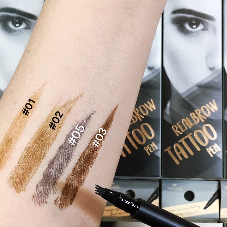 Bút kẻ lông mày /chân mày VACOSI bút kẻ lông mày phẩy sợi vacosi Realbrow Tattoo Pen VM14