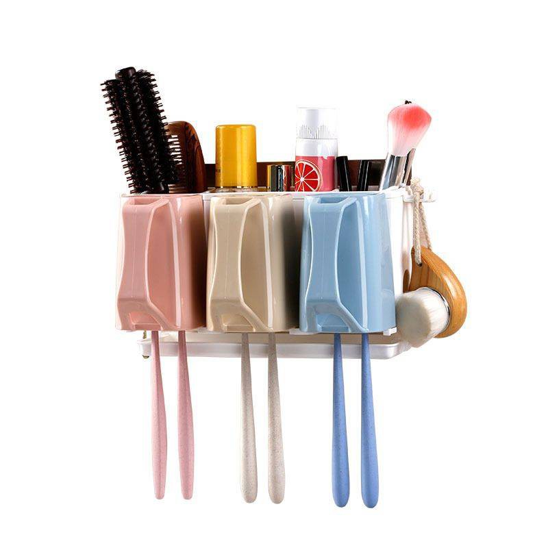 kệ lò vi sóngđời Hộp đựng bàn chải đánh răng, máy tiệt trùng, sấy khô, treo tường, không cần đục lỗ | BigBuy360 - bigbuy360.vn