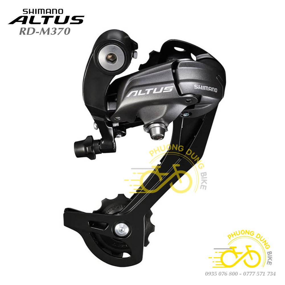 Củ cùi đề sau xe đạp SHIMANO ALTUS RD M370 8-9 Speed - Hàng chính Hãng