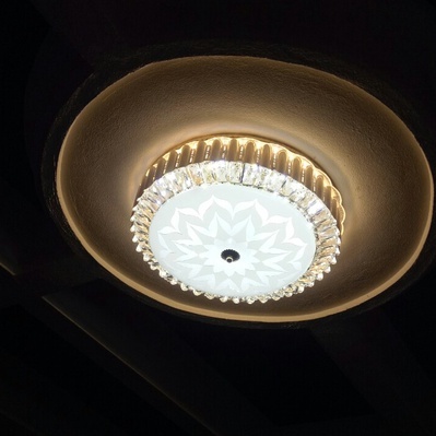 Đèn Ốp Trần Pha Lê Hiện Đại OTP207, Đèn Trần Trang Trí Phòng Khách