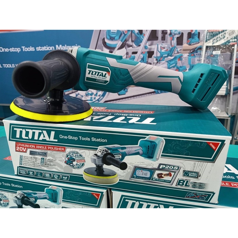 TOTAL Máy đánh bóng dùng pin Lithium 20V TAPLI2001