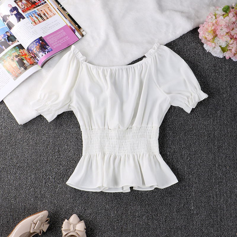 Áo BH tay ngắn phồng phong cách Hàn Quốc cho nữ