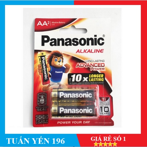 [GIÁ SĨ CHÍNH HÃNG ] 3 vĩ Pin AA Panasonic Alkaline ( vỉ 2 viên )