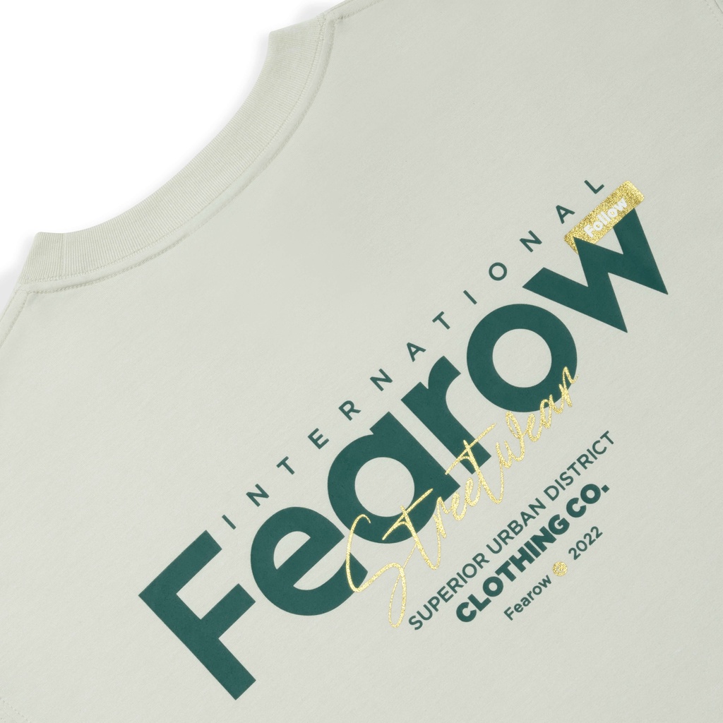 Áo thun nam nữ local brand unisex Fearow Multifont / Màu Xám Sáng - FW165
