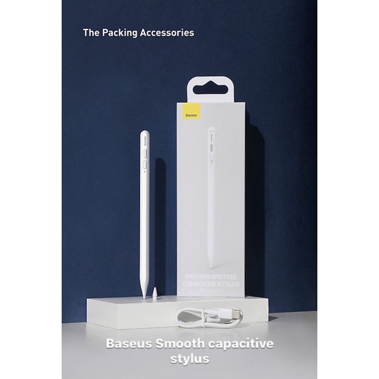 Bút cảm ứng Baseus Smooth Writing Capacitive Stylus cho ipad 12.9/ pro 2020