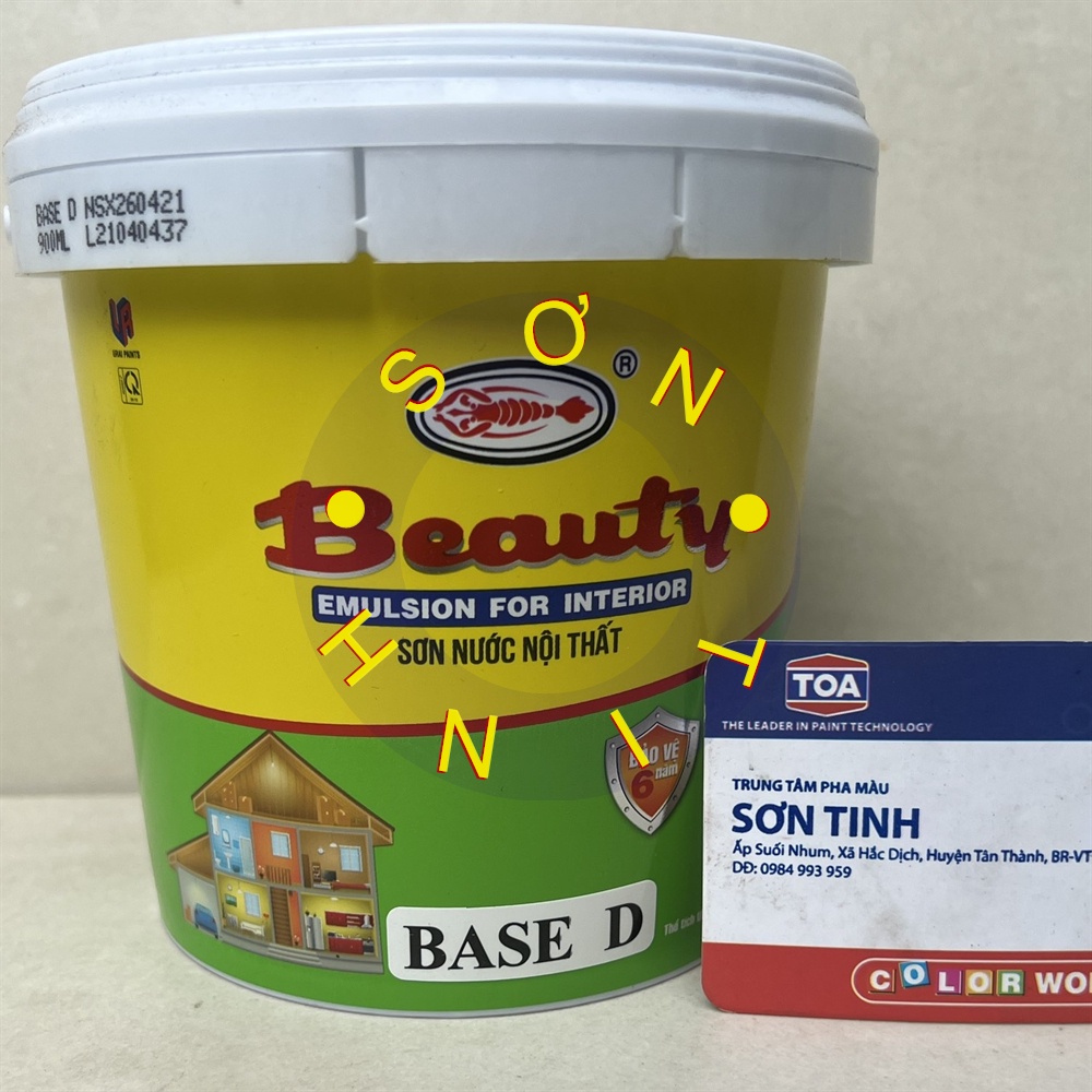 Sơn nước BEAUTY Nội thất Trong nhà màu hồng phấn , đậm, nhạt, cánh sen 1 Lít của URAI PAINTS