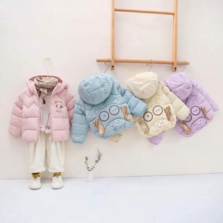 Áo khoác phao siêu nhẹ cho bé trai, bé gái từ 1-6 tuổi