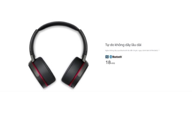 TAI NGHE SONY MDR XB950B1 WIRELESS (NOBOX) TNK113