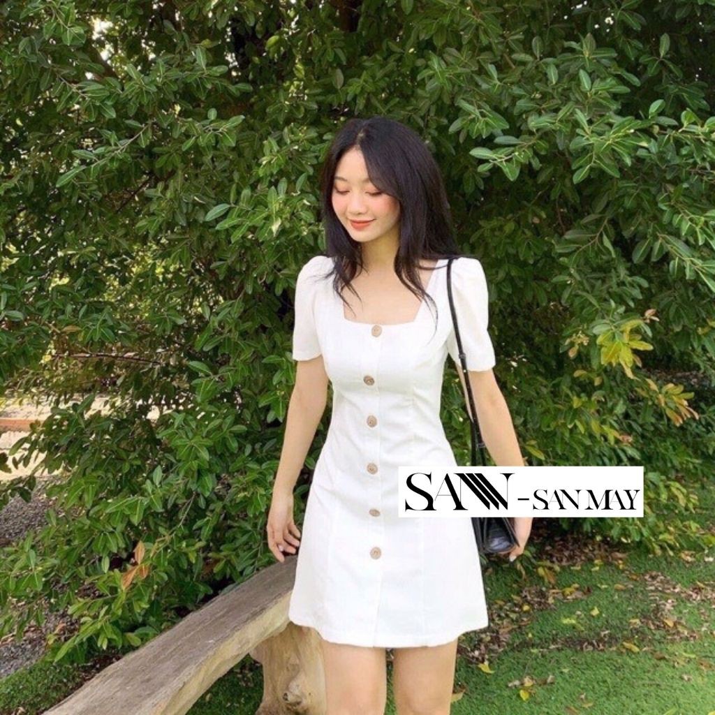 Váy Cổ Vuông Body, Đầm Công Sở Ôm Dáng Hàn Quốc Sang Trọng SANJOLI Thiết Kế Phù Hợp Dự Tiệc Cưới VD009 | BigBuy360 - bigbuy360.vn