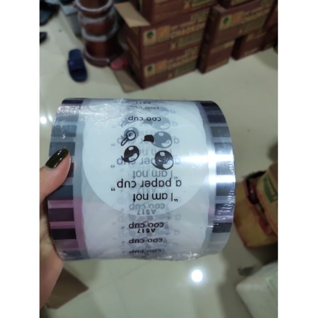 Cuộn nắp dập cốc 2000 nắp, dùng cho máy dập cốc