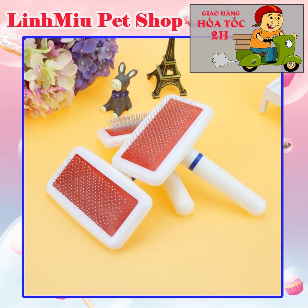 Lược chấm bi lấy lông cho chó mèo giá rẻ