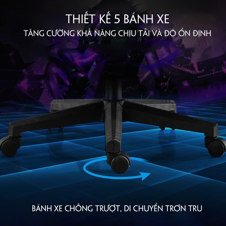 Ghế chơi game, ghế gaming, Ghế chơi Game AL-996 tặng kèm gối mát xa