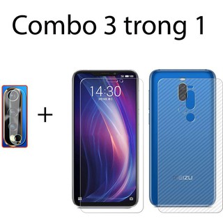 Combo cường lực dẻo , 4 dán camera và 2 decal Meizu X8