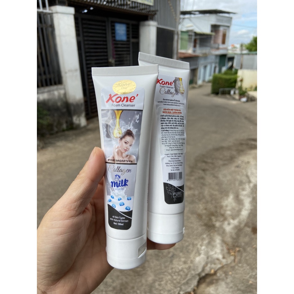 sữa rửa mặt kone (sữa tươi )