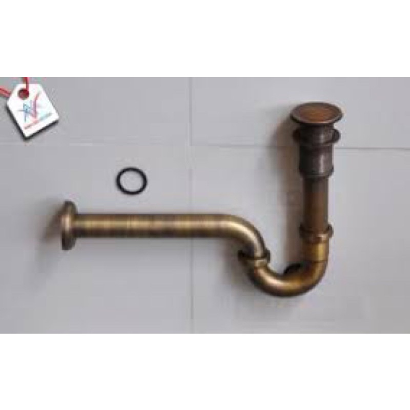 BỘ XẢ LAVABO RỬA MẶT,CO XẢ CHỮ P ,ĐẦU XẢ NHẤN THOÁT NƯỚC BẰNG ĐỒNG KANLY-GCX01-GCP06