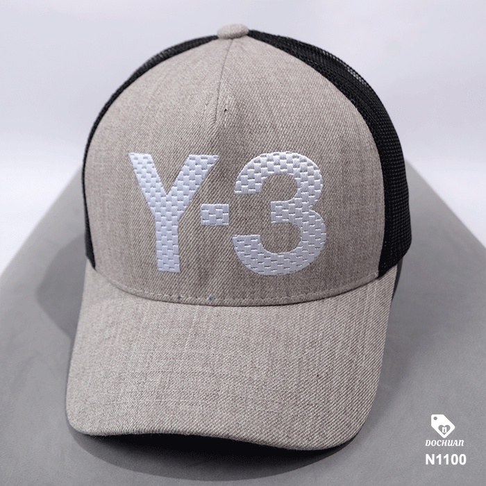 Nón kết Aididas Y-3 phối lưới đen khóa nhựa N1100. Hàng VNXK bản cao cấp FreeSize Unisex